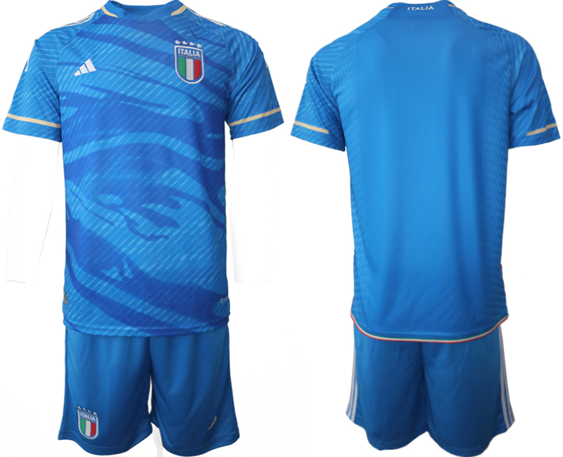 Men 2023-2024 Italy home soccer jersey->other club jersey->Soccer Club Jersey